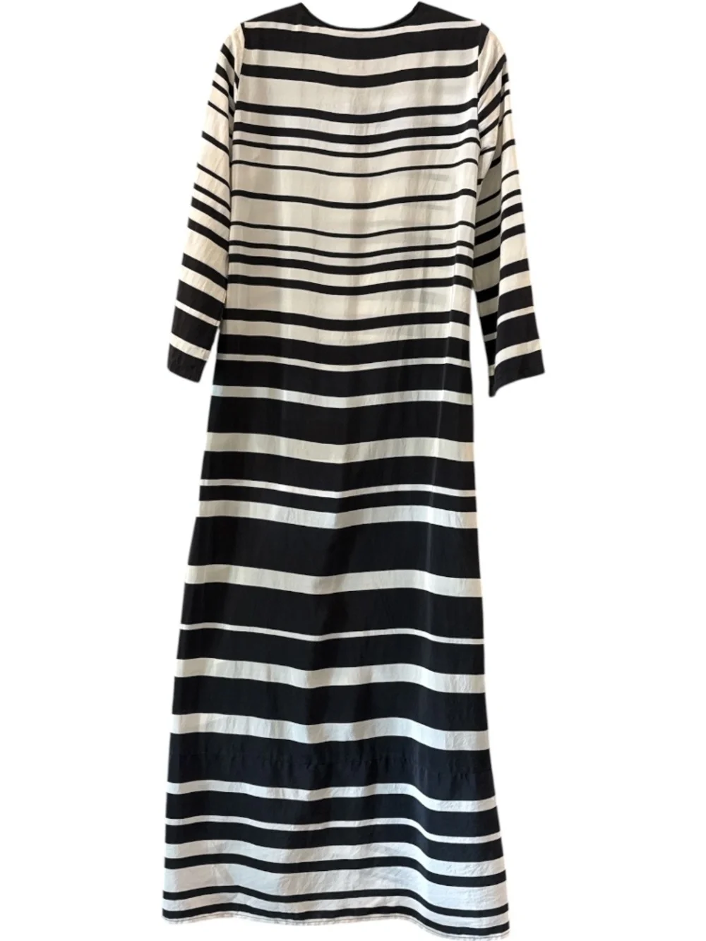 Sz XXS BCBGMaxAzria 100% Silk Kaftan Maxi Cover-Up Dress - Picture 3 of 6
